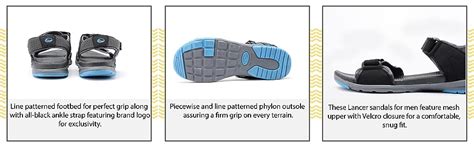 Lancer Men's Grey Green Sandals : Amazon.in: Fashion