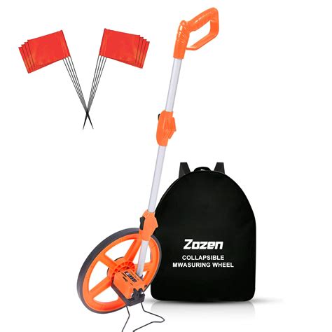Measuring Wheel With Marking Flags Zozen Collapsible Measure Wheel ...