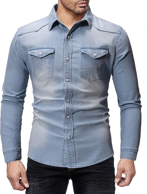 Mens Denim Shirts 100 Cotton at Jennifer Dermody blog