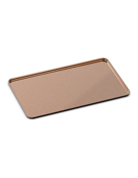 Plateau de présentation MOA Design inox 18 x 11 bronze Gastroland