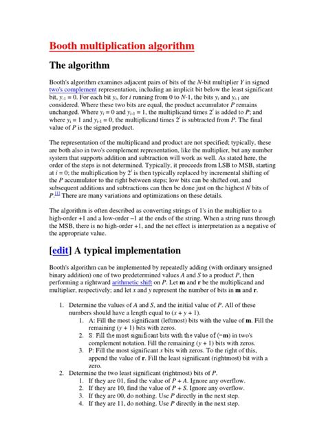Image result for Booth Algorithm Muktiplication