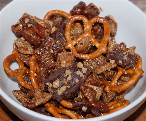 Chocolate Turtle Chex Mix - StolenRecipes.net