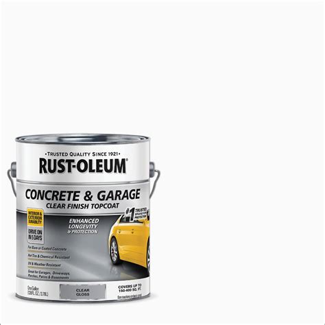 Rust-Oleum Clear Finish Topcoat Floor Coating, 1 Gal.