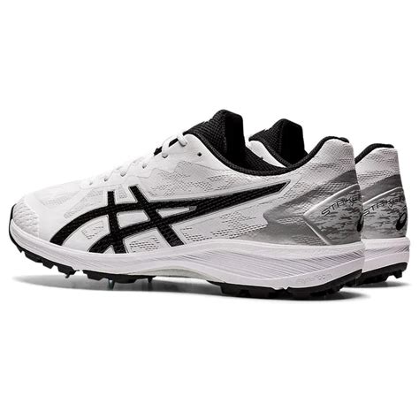 Asics Strike Rate FF Men's Cricket Shoes - White/Black – Achivr