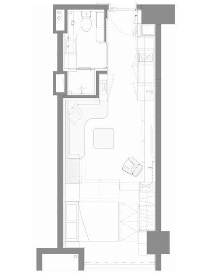 35平单身公寓装修效果图-房天下装修效果图