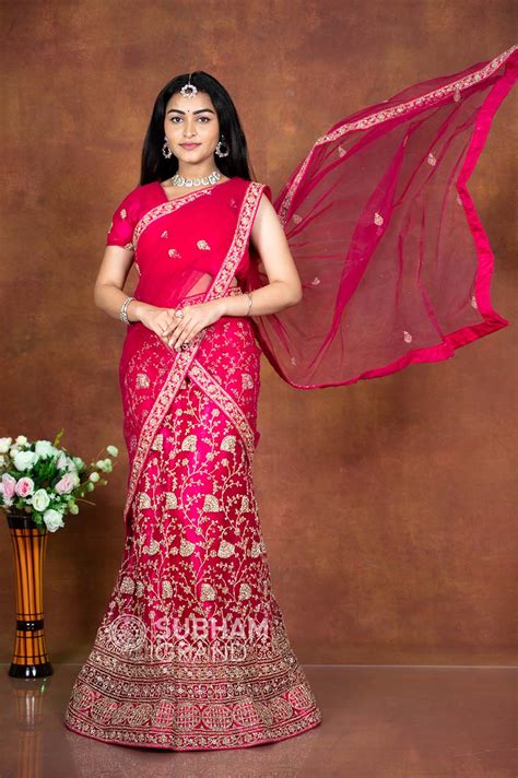 Neted Half Saree – SUBHAM GRAND