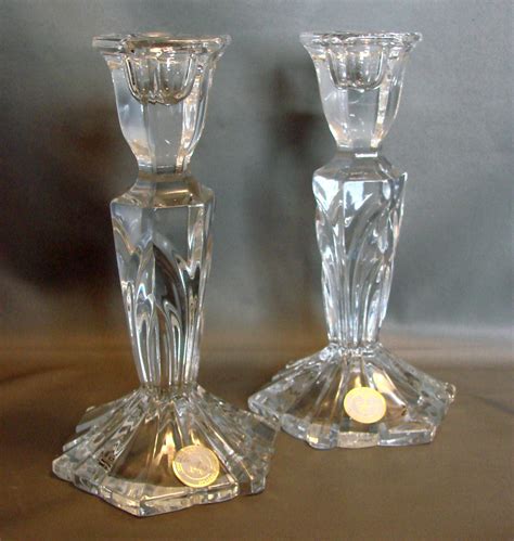 Lead Crystal Candle Holders at Patricia Bartholomew blog