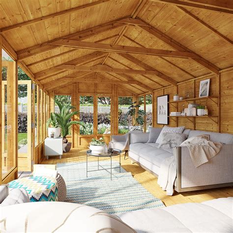 Buy BillyOh Summer House Log Cabin with Dual Entrance 20 x 10 Wooden ...