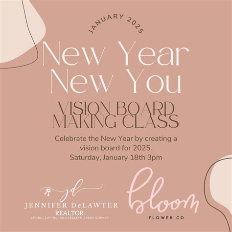 2025 Vision Board, BLOOM flower co., Perkasie, 18 January 2025 | AllEvents