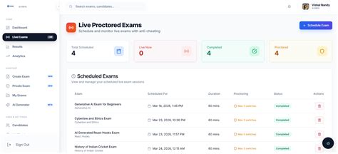 coreplatform.in — CORE Platform: Intelligent AI Assessment & Proctoring ...