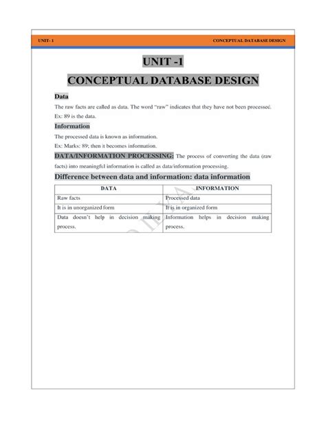 Image result for +Conceptual Databse Design with Simple Example Forming Table