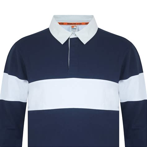 SoulCal | Men's Soul Rugby Polo Shirt | Navy | SportsDirect.com