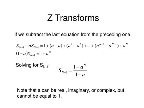 Image result for Z-Transforms Recurrence Formula