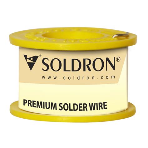 SOLDRON Unique Premium Grade 60/40 Solder Wire 100g | No-Clean Flux ...