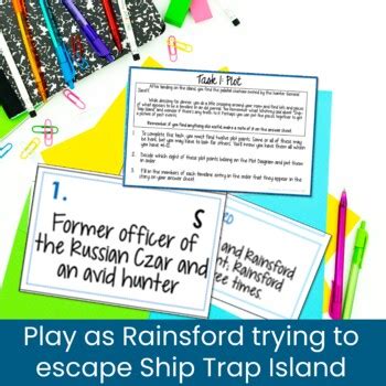 The Most Dangerous Game Lesson, Mini Unit Pair Pack by Windows into ...