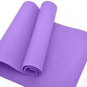 beatXP Purple Color (6Mm) Yoga Mat With Carry Strap|Textured Surface ...