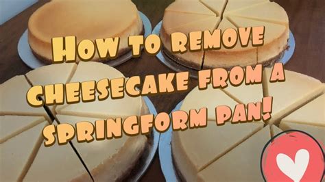 Image result for Remove Cheesecake From Bottom Springform Pan