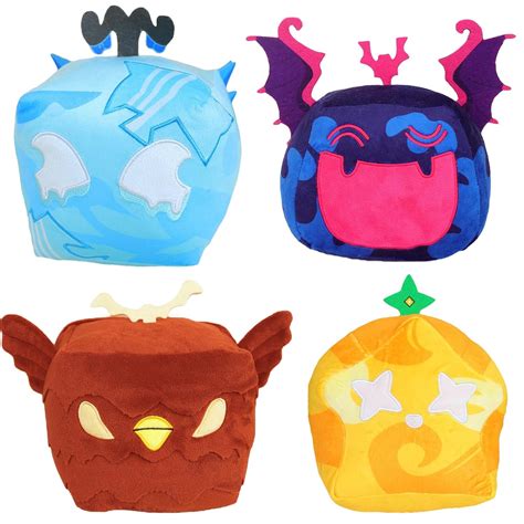 AigoAnyou Blox Fruits Plush Toy, 6" No Game Code Included Blox Stuffed ...