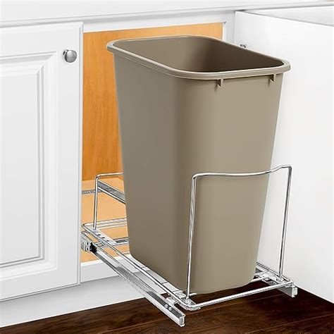 Lynk Professional Slide Out Bin Holder - Pull Out Under Cabinet Sliding ...