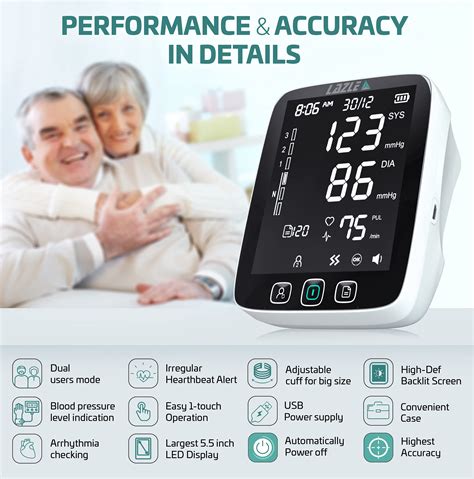 All New 2022 LAZLE Blood Pressure Monitor - Automatic Upper Arm Machine ...