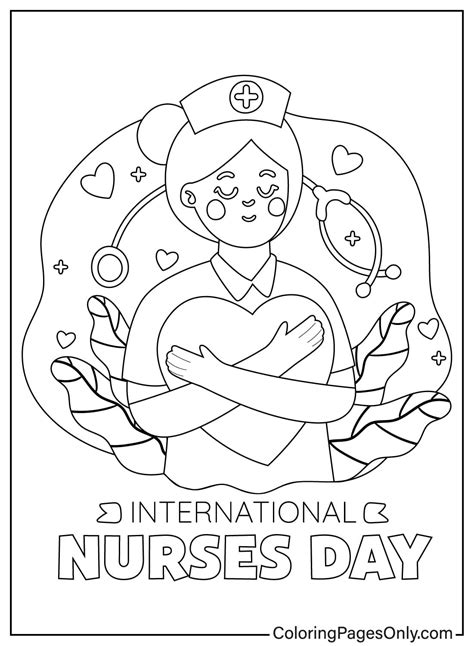 Nurse Day Coloring Pages
