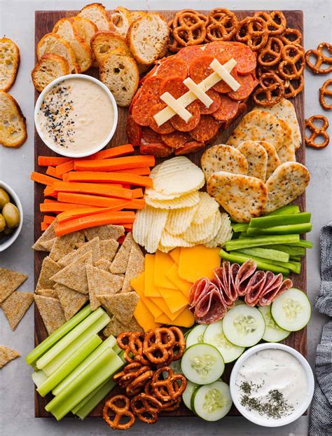 Football Charcuterie Board | The Recipe Critic