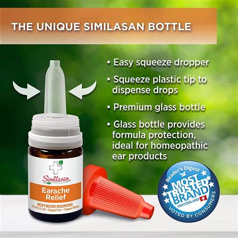 Similasan Earache Relief Drops 10 ml - Fast Pain Relief for Ear ...