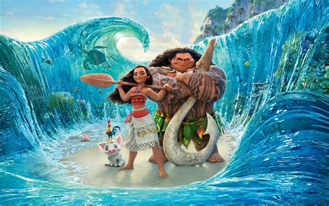 moana, movies, 2016 movies, animated movies, 4k, disney HD Wallpaper