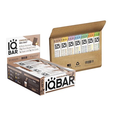 IQBAR Brain and Body Keto Protein Bars - 7-Bar India | Ubuy