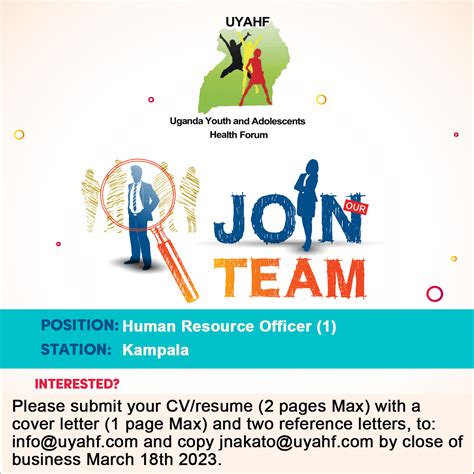 Opportunities - Uganda Youth and Adolescents Health Forum