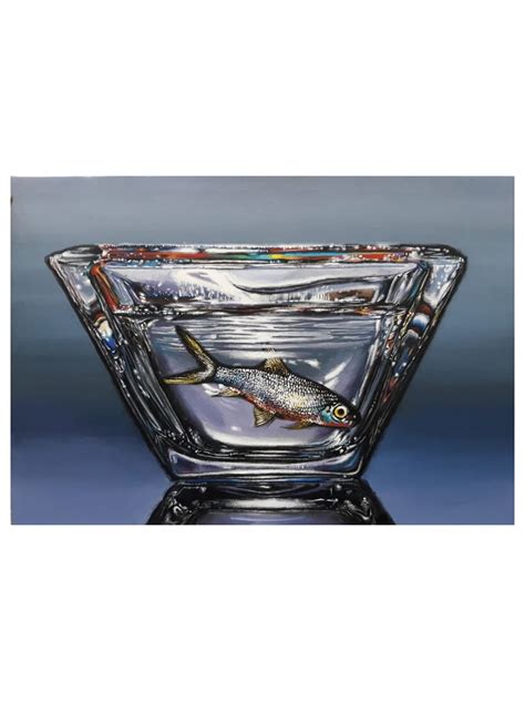 Fish Aquarium | Acrylic On Canvas | By Arushi Tripathi | Exotic India Art