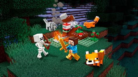 Image result for LEGO Minecraft Computer Game