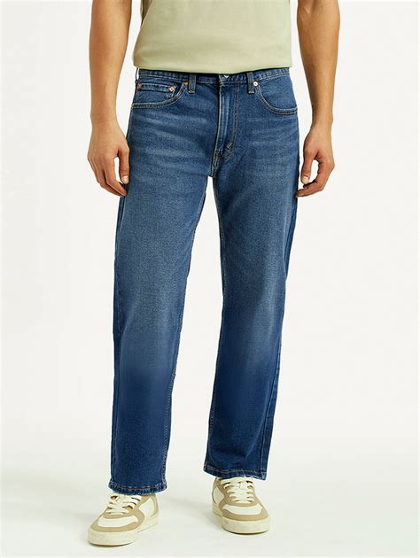 Men's 505 Mid Indigo Straight Fit Mid Rise Jeans – Levis India Store