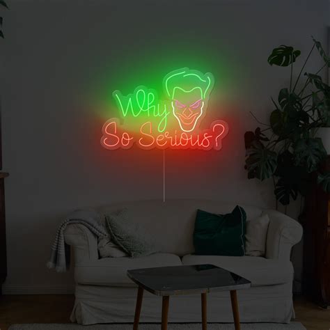 Buy Why So Serious Neon Sign Online India – acrylicsheetsindia