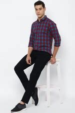 Buy Men Black Slim Fit Dark Wash Jeans Online - 687288 | Allen Solly