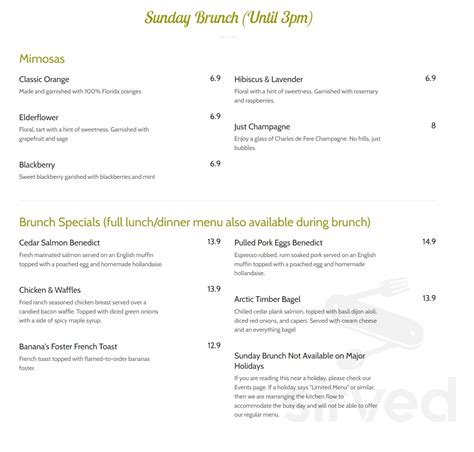 Mean Deans Local Kitchen menu in Bradenton, Florida, USA