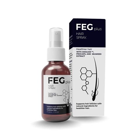 Buy FEGPLUS Hair & Beard Growth Serum, 22% Seaweed Extract Rosemary ...