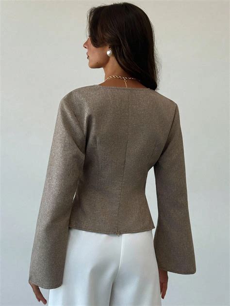 Asymmetric Bell Sleeve Top | Savana | Bestsellers