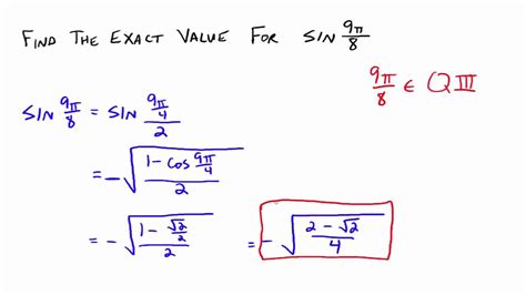 Solving Half-Angle Formulas 的图像结果