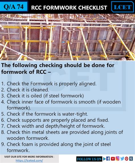 Form Work Checklist 的图像结果