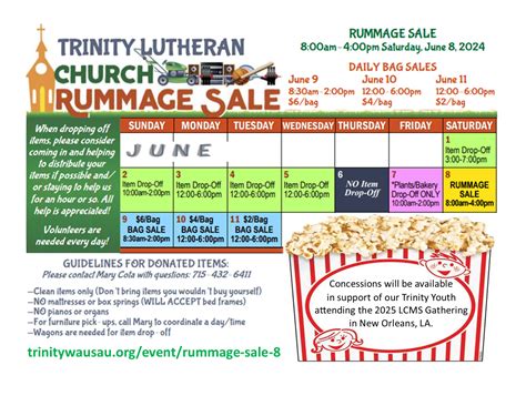 Rummage Sale - Trinity Lutheran Church & School
