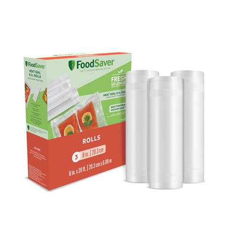 Buy FoodSaver Vacuum Sealer Bags, Rolls for Custom Fit Airtight Food ...