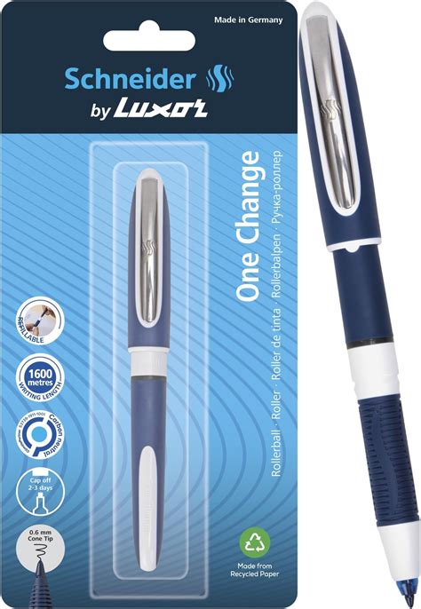 Luxor Schneider One Change | Rollerball Pen | Pack of 1 | Ink Colour ...