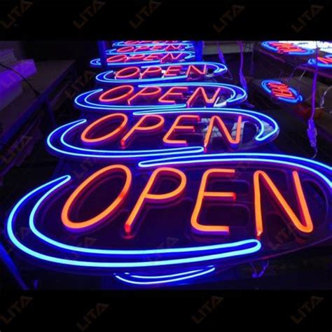 Image result for LED Lighted Open Signs