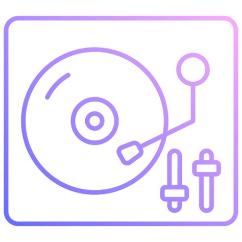Vinyl player Generic gradient outline icon | Freepik