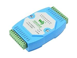 8-ch RS485 Hub with RS485 Network Relay, Extension, Isolation Functions ...