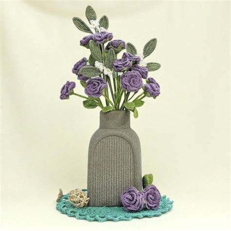 Blooming in Yarn 🌿 | Handmade Crochet Shrub Roses 🌸 | Eco-Chic Floral ...