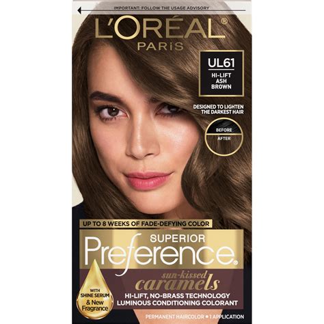 L'Oreal Paris Superior Preference Permanent Hair Color, UL61 Ultra ...