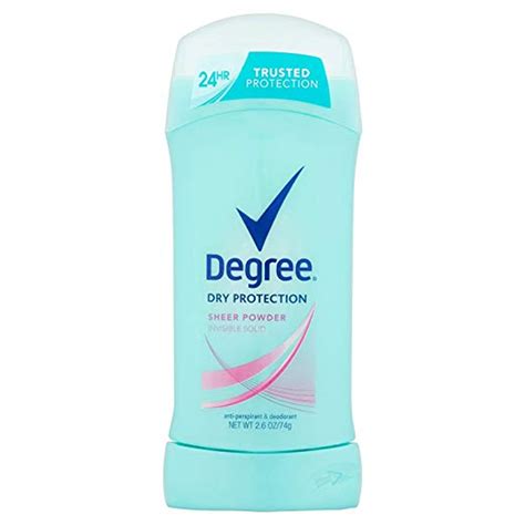 Degree Deodorant Invisible Solid Sheer Powder 2.6oz For Women