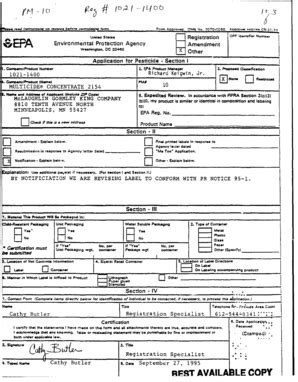 Fillable Online US EPA Pesticide Product Label MULTICIDE CONCENTRATE ...